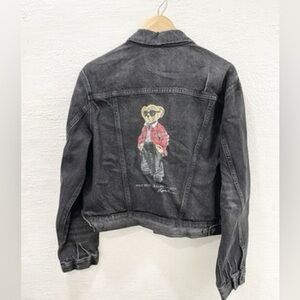Polo Ralph Lauren Polo Bear Trucker Denim Jacket Size XS